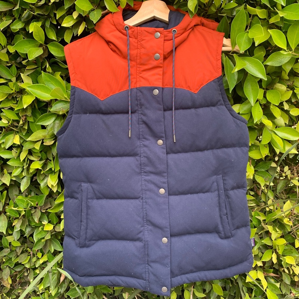 Patagonia Bivy Hooded Down Vest.